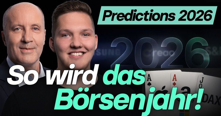Unsere sechs Aktien-Vorhersagen für das Börsenjahr 2026 | AktienPuls360 ReelTalk Unsere sechs Aktien-Vorhersagen für das Börsenjahr 2026 | AktienPuls360 ReelTalk