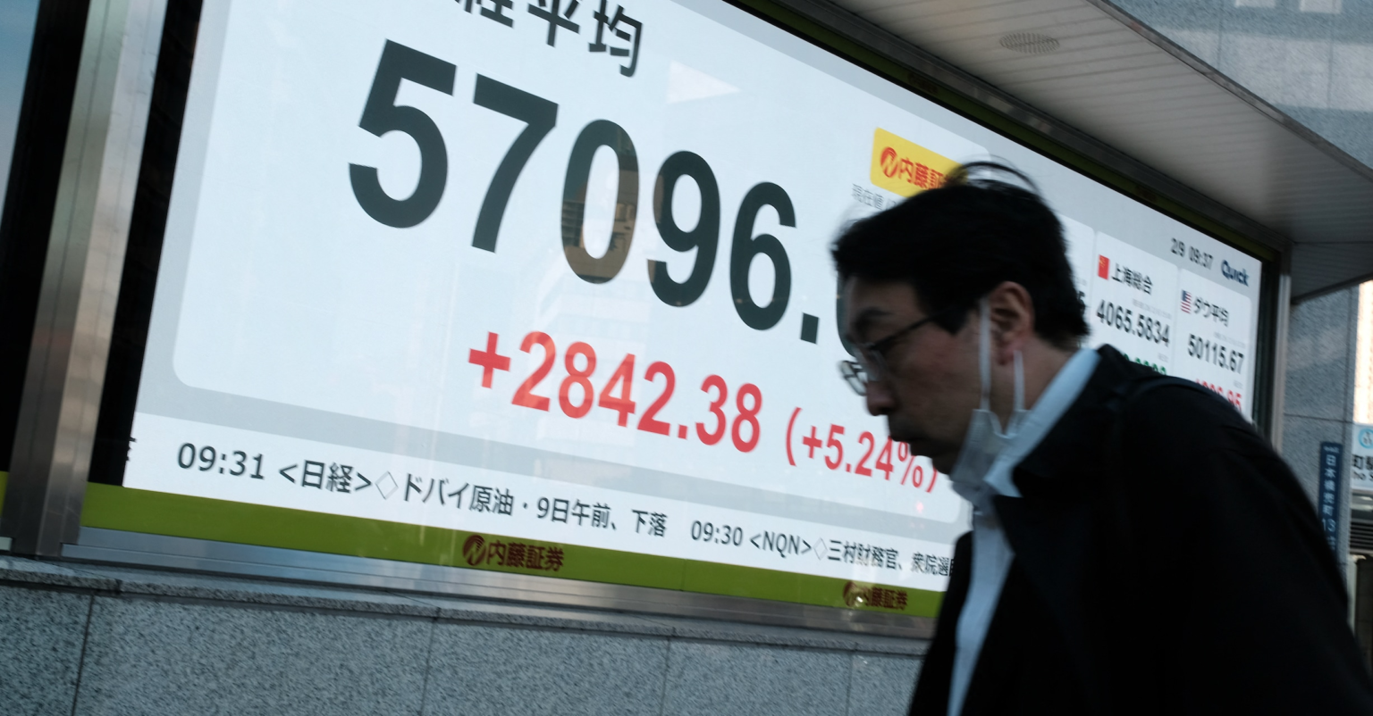 Japans Börse schießt nach Wahlen auf Rekordhoch