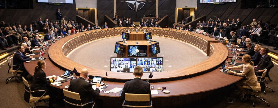 Virtuelles Treffen des NATO-Rats auf Ebene der Verteidigungsminister der Alliierten.