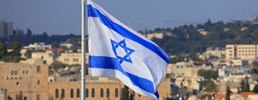 Die israelische Flagge. (Symbolbild)