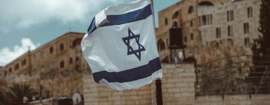 Die israelische Flagge. (Symbolbild)