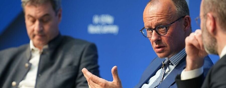 Friedrich Merz beim EPP Kongress in München im Mai 2023