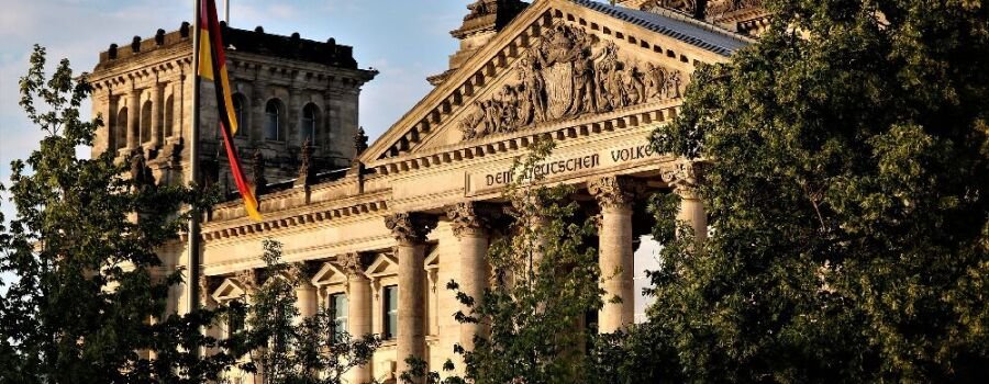 Der deutsche Reichstag in Berlin.