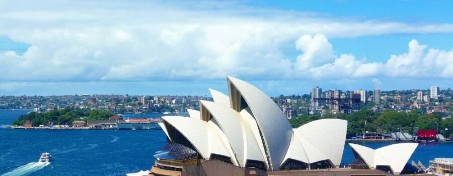 Das Opernhaus in Sydney, Australien.
