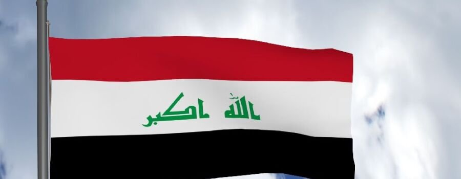 Die Flagge des Irak.