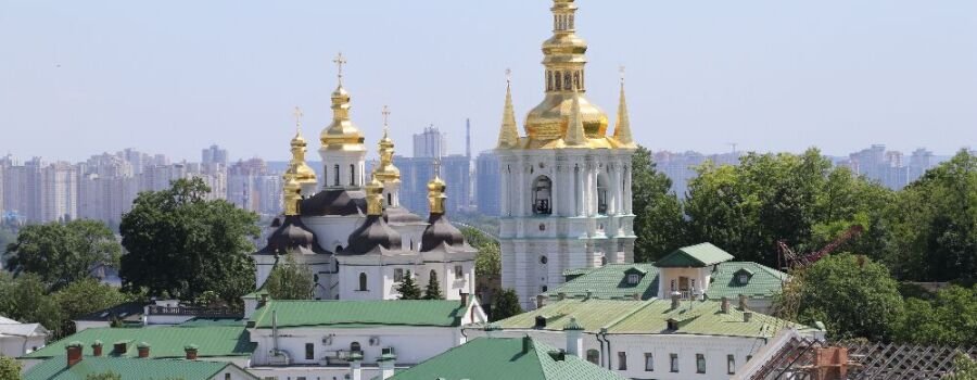 Das Kiewer Höhlenkloster, ein Wahrzeichen der ukrainischen Hauptstadt.