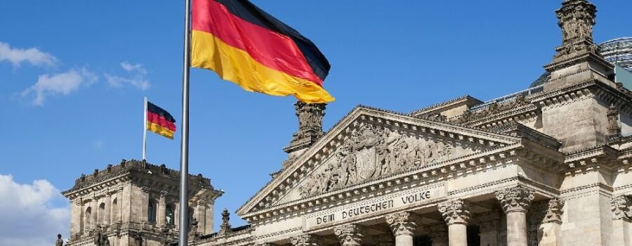 Flagge der Bundesrepublik Deutschland.