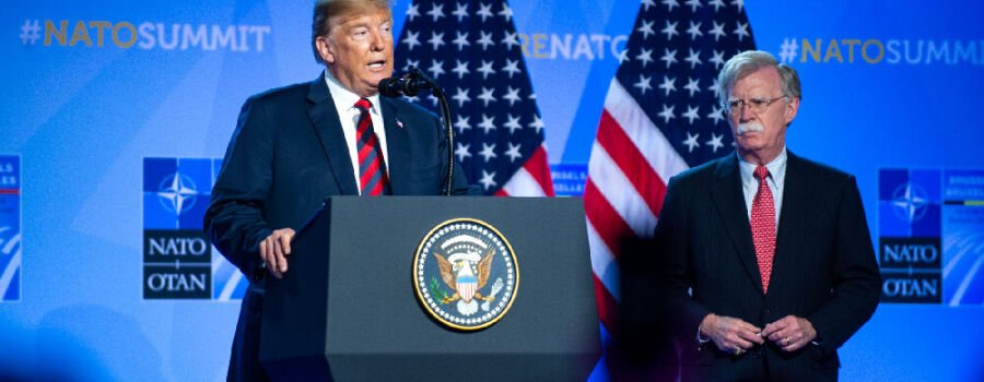 Der 45. Präsident der USA Donald Trump beim NATO-Gipfel in Brüssel. (16.Juli 2018)