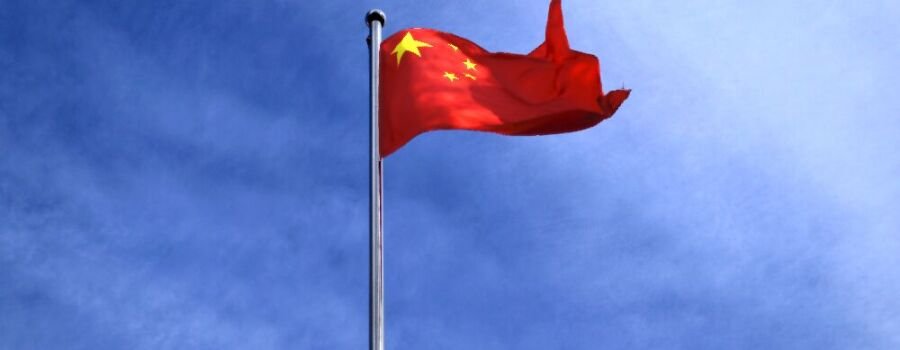 Die chinesische Flagge.