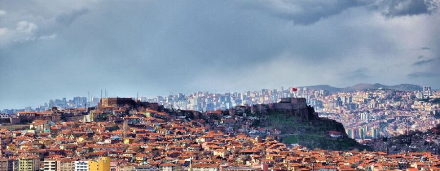 Die türkische Hauptstadt Ankara.