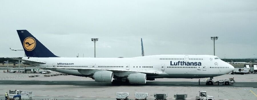 Ein Jet der Lufthansa.
