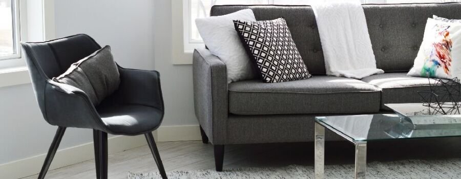 Möbel in einem Wohnzimmer (Symbolbild).