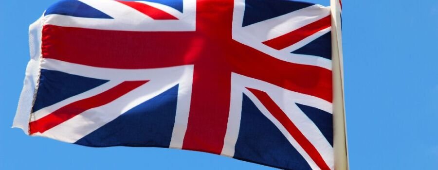 Die Flagge von Großbritannien.