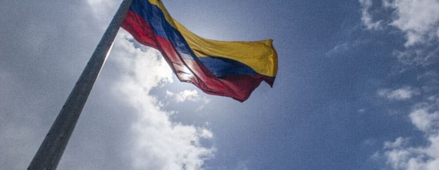 Die Flagge von Venezuela.