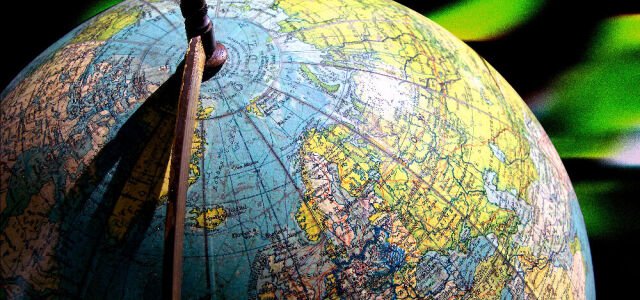 Ein alter Globus (Symbolbild).