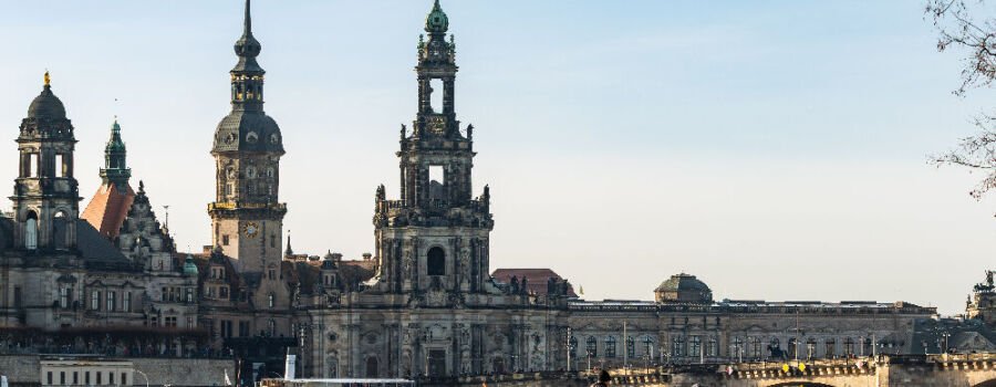 Hochwasser der Elbe in Dresden. (9. Januar 2024)