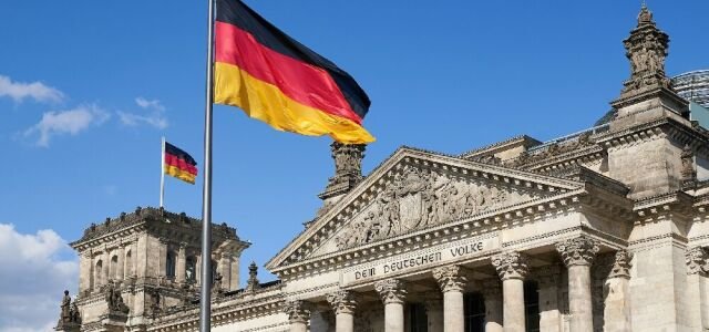 Flagge der Bundesrepublik Deutschland.