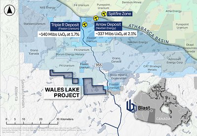 Figure 1: Wales Lake Project Area