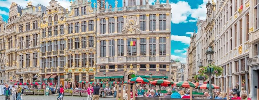 Belgien: Der Grand-Place/Grote Markt in Brüssel.