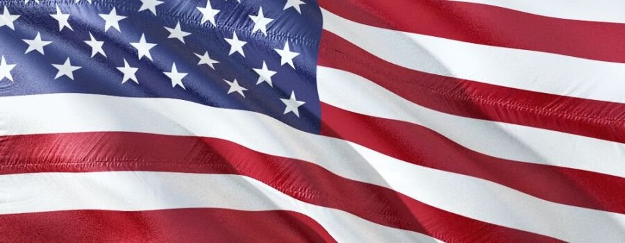Die Flagge der USA.