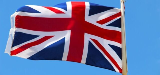 Die Flagge von Großbritannien.