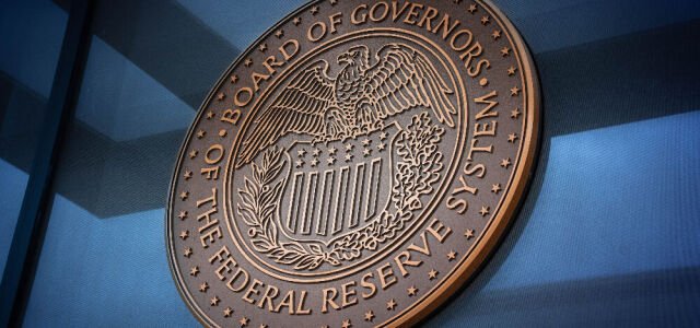 Das Siegel des Federal Reserve Board (FED) der Vereinigten Staaten