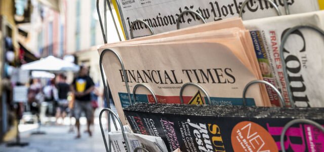 Zeitungsständer (Symbolbild).